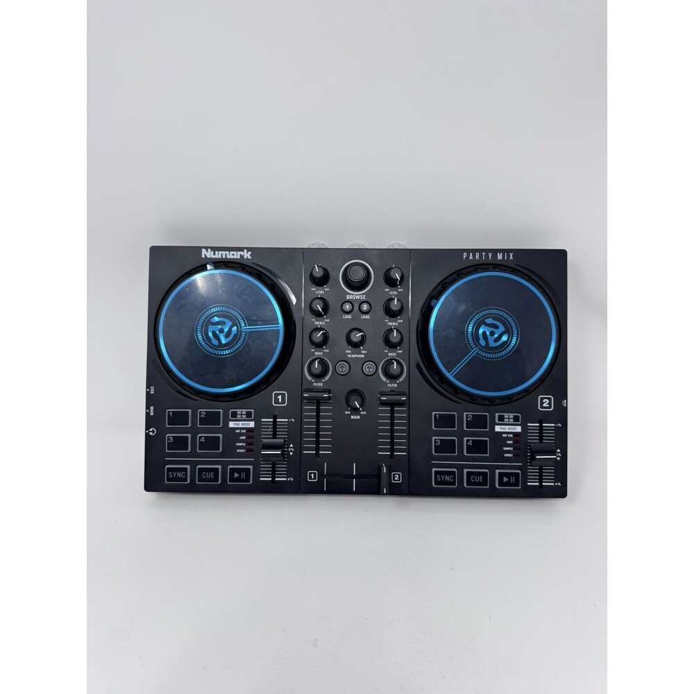 Numark Party Mix II DJ Controller for Serato LE w Built-In Light Show + Case